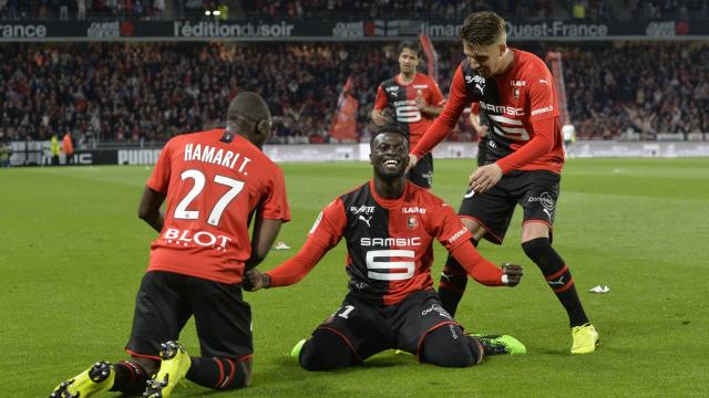  雷恩青春风暴席卷蒙彼利埃，新星特尔完美帽子戏法